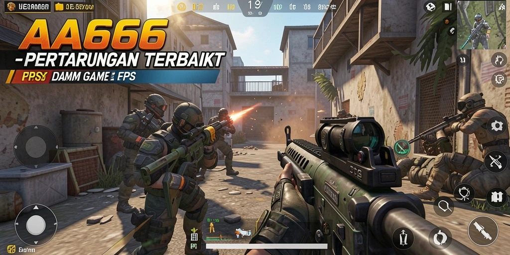Tampilan menarik dari gameplay <strong>AA666</strong> dengan aksi tembak-menembak yang mendebarkan.