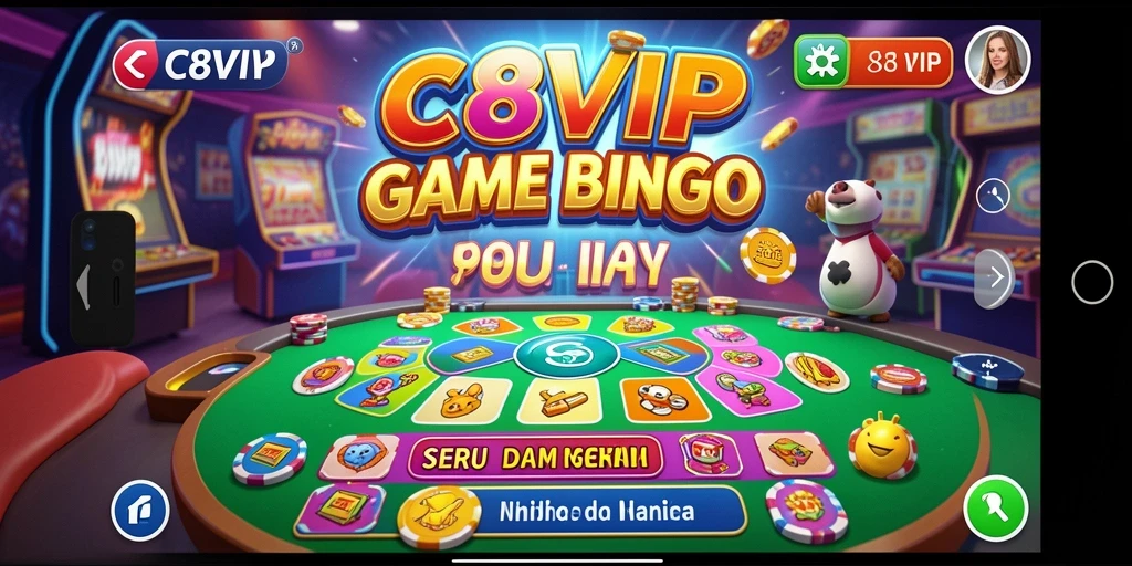 Tampilan gameplay seru dan interaktif di C8VIP.
