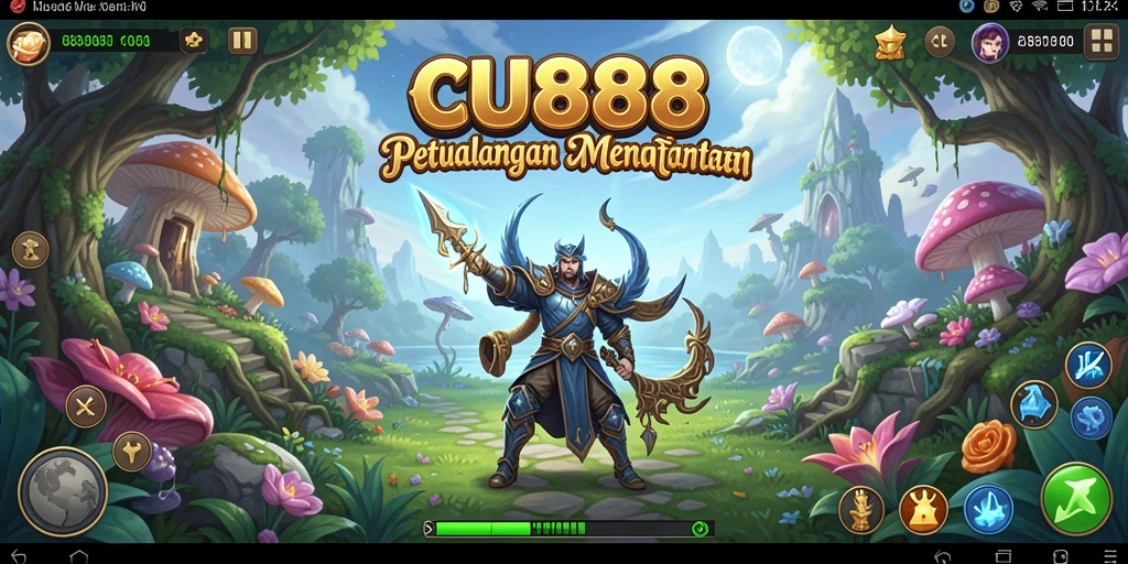 Tangkapan layar CU888 dengan gameplay petualangan yang mendebarkan.