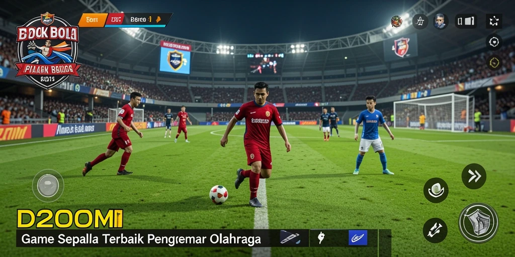 Tampilan gameplay D200M yang intens dan mendebarkan di lapangan.