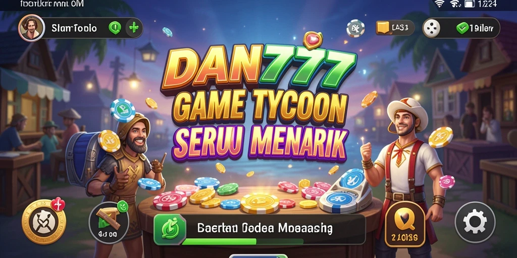 Tampilan gameplay Tycoon yang mendebarkan dan penuh strategi.