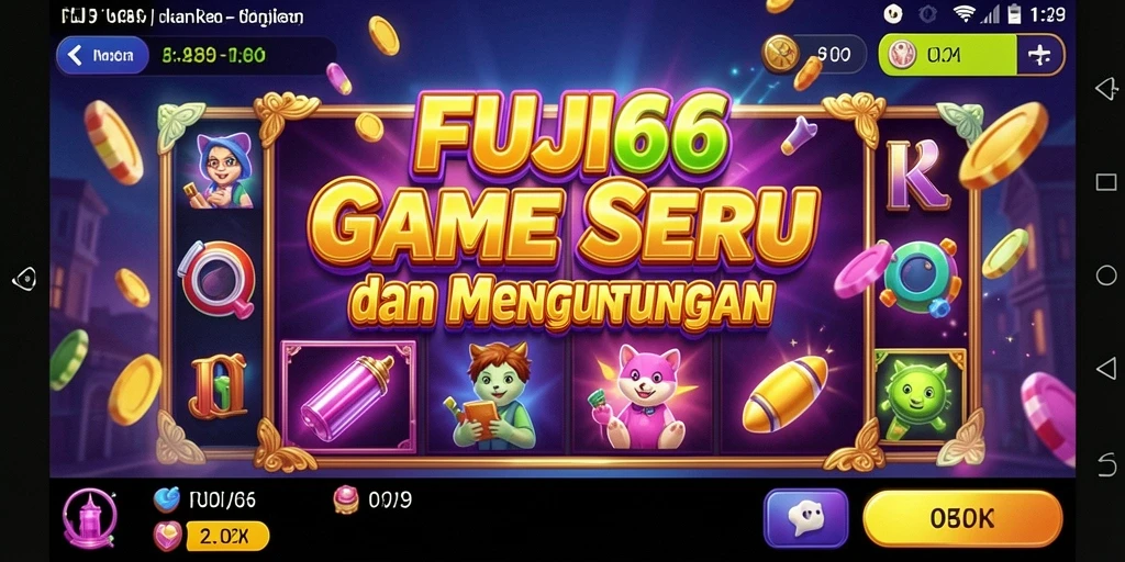 Tampilan utama gameplay FUJI66 dengan berbagai tema slot menarik.