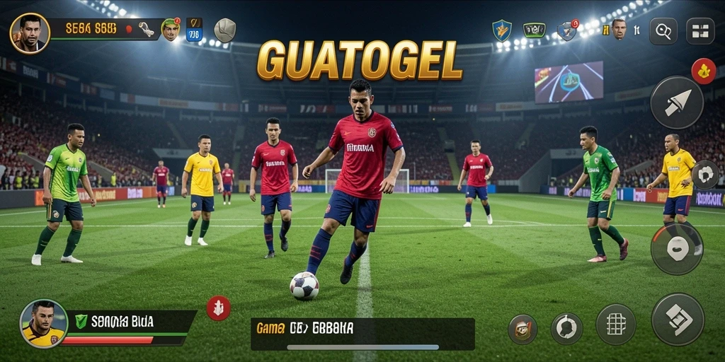 Tampilan gameplay GUATOGEL yang intens dan mendebarkan.