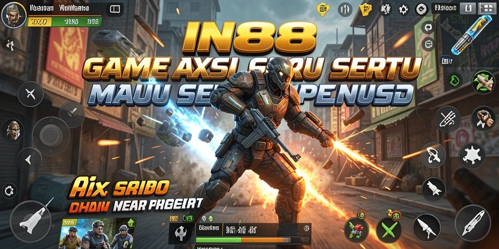 Tampilan gameplay IN88 yang cepat dan penuh aksi.