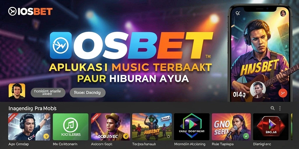 Tampilan gameplay IOSBET menampilkan antarmuka musik yang menarik.