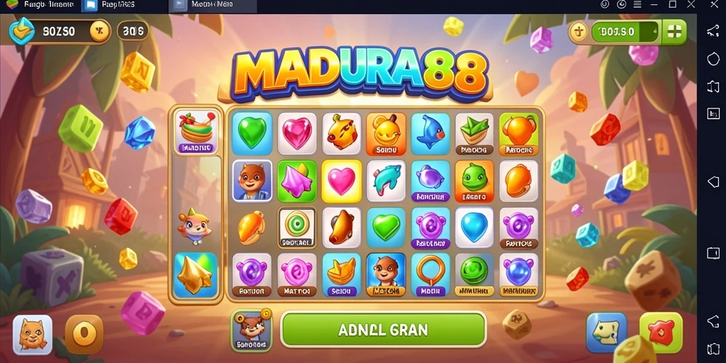 Screenshot menunjukkan gameplay menakjubkan dalam MADURA88.