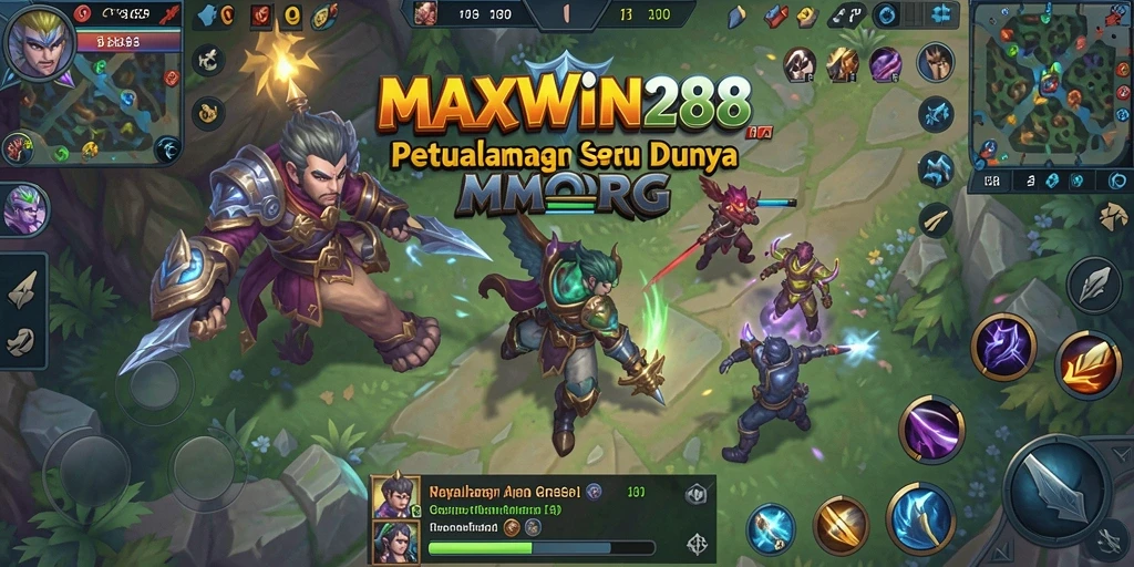 Tangkapan layar menunjukkan aksi seru dalam gameplay MMORPG.