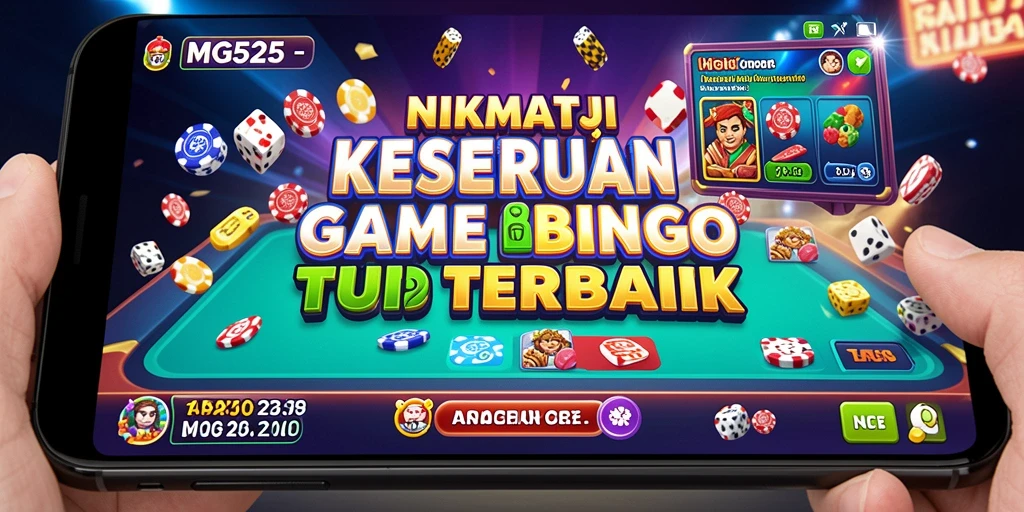 Screenshot gameplay MG525 menampilkan keseruan permainan Bingo.
