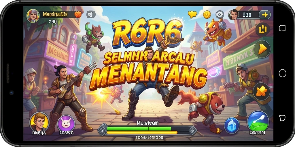 Screenshot R6R6 menampilkan aksi seru gameplay Arcade yang mengasyikkan.