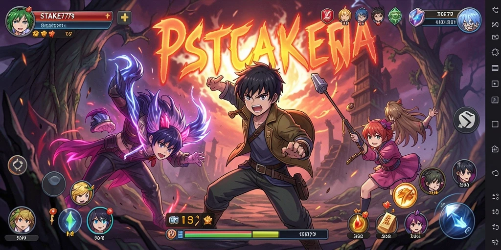 Tampilan spektakuler dari pertarungan karakter Anime di STAKE779.