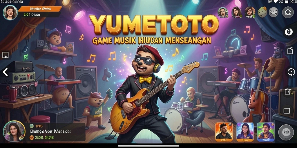 Tampilan gameplay dari YUMETOTO yang seru dan interaktif.
